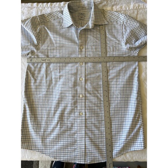 Men’s L.L. Bean short sleeved dress shirt size 15 1/2. Wrinkle resistant. 100% c - Picture 5 of 5